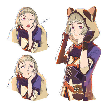 Sayu fanart (Genshin Impact)