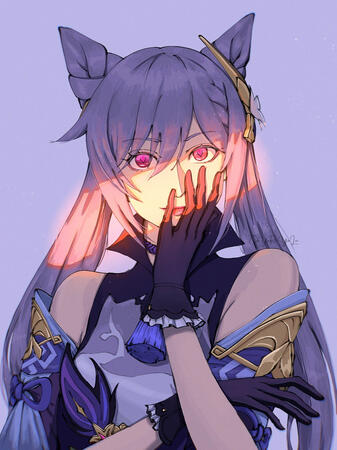 Keqing fanart (Genshin Impact)